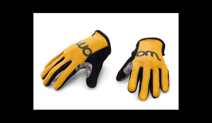 Woom TENS Radhandschuhe 5 sunny yellow