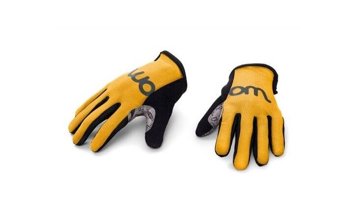 Woom TENS Radhandschuhe 5 sunny yellow