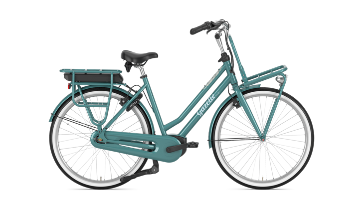 Gazelle Miss Grace C7+ Low Step 500 Wh, demin blue, 54 cm