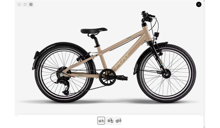 Puky CYKE 20-7 Active, dusty sand/black