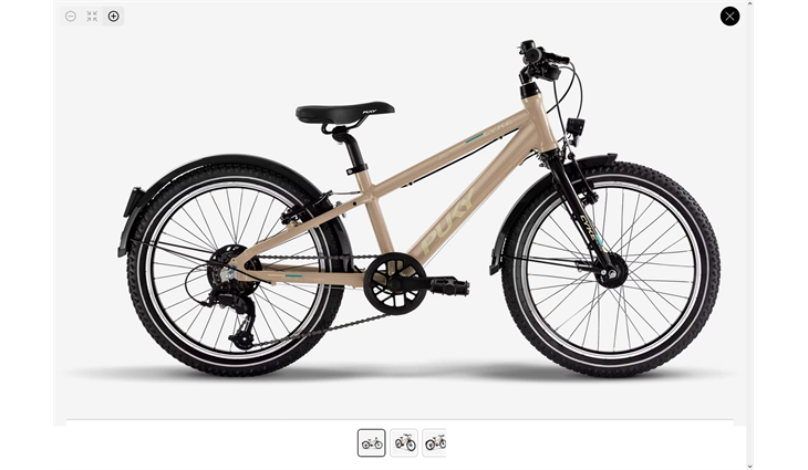 Puky CYKE 20-7 Active, dusty sand/black