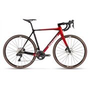 Stevens Super Prestige Di2 24, Chrome Red Black, 54 cm