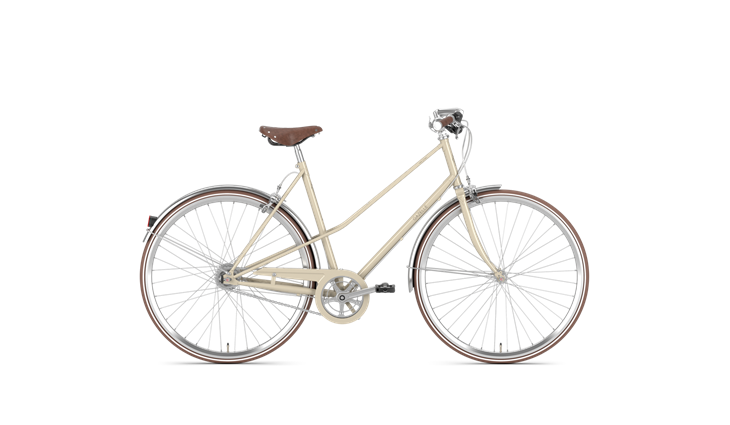 Gazelle VAN STAEL Lady, caramel khaki glänzend, 49 cm