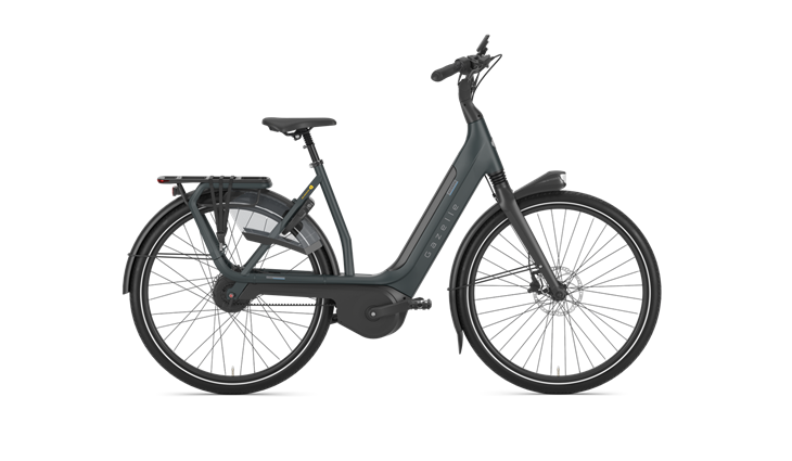 Gazelle AVIGNON C380 HMB Belt Lady, teal grey matt, 46 cm