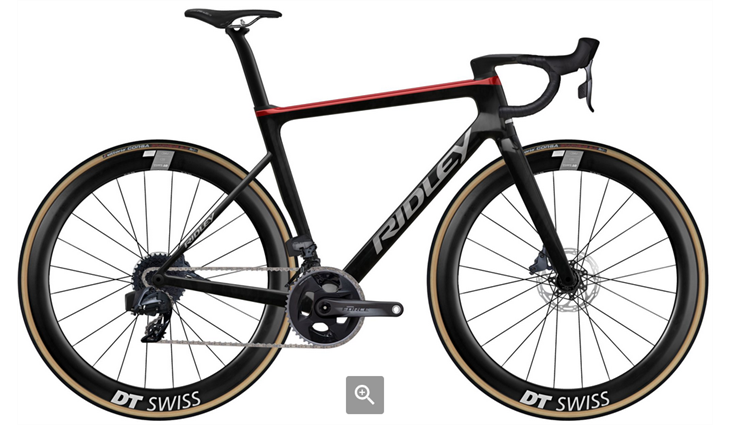 Ridley Falcn RS Disc Ultegra DI2, Black/Red, M
