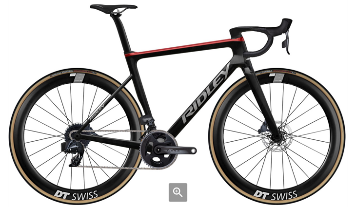 Ridley Falcn RS Disc Ultegra DI2, Black/Red, M