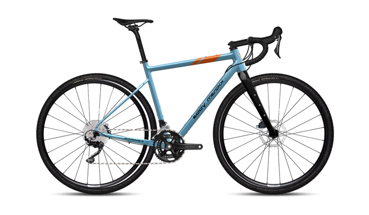 Eddy Merckx Strasbourg A GRX400/600, Cadet Blue/Black/ Ora, M