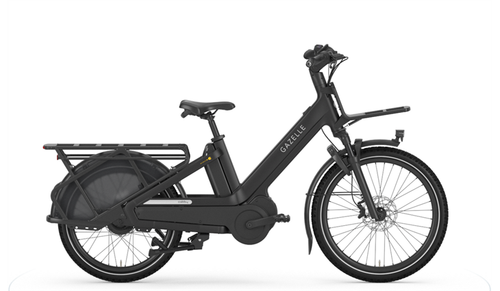 Gazelle Cabby C380 Low Step SE 545 Wh, black matt, 55 cm