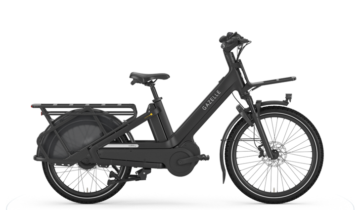 Gazelle Cabby C380 Low Step SE 545 Wh, black matt, 55 cm