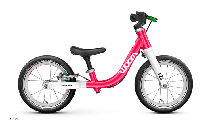 Woom GO 1, hot pink