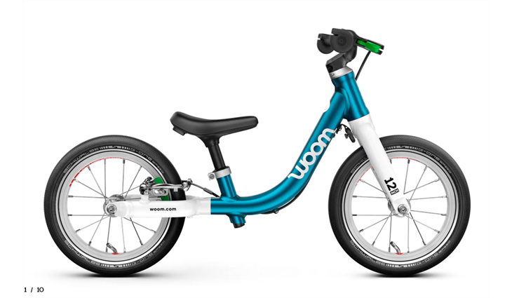 Woom GO 1, metallic blue