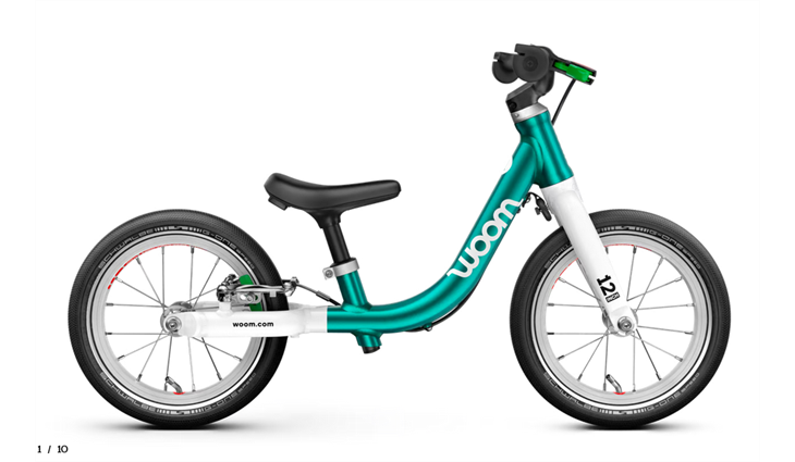 Woom GO 1, metallic turquoise