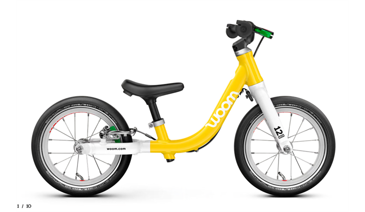 Woom GO 1, vibrant yellow