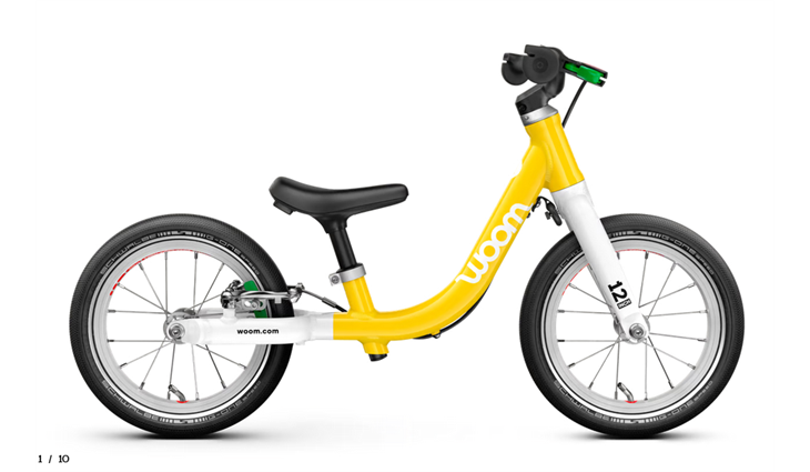 Woom GO 1, vibrant yellow
