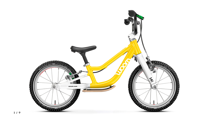 Woom GO 1 Plus, vibrant yellow