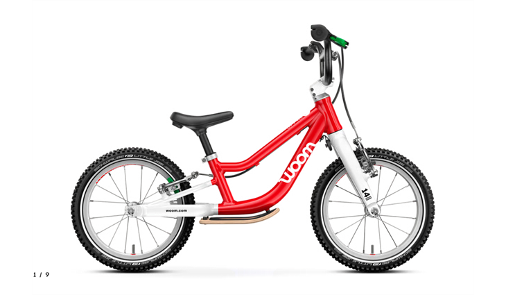 Woom GO 1 Plus, woom red