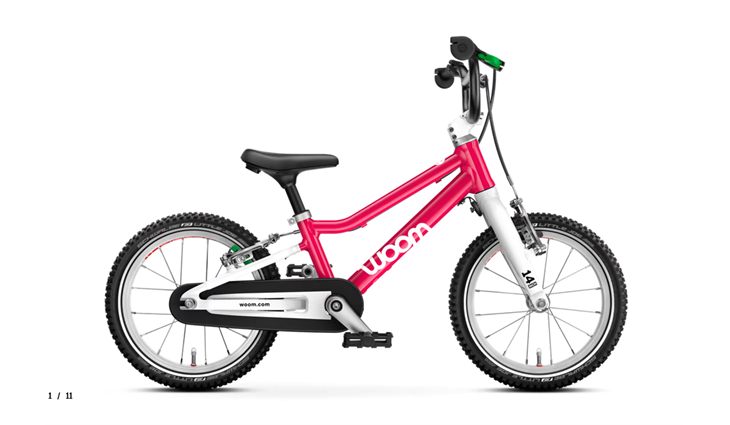 Woom GO 2, hot pink