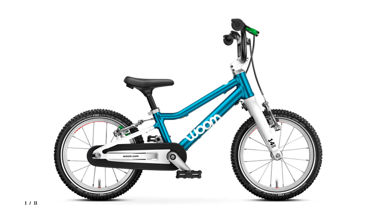 Woom GO 2, metallic blue