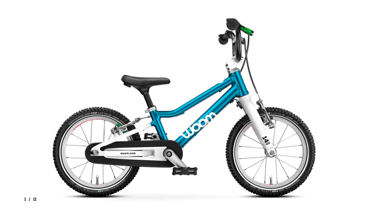 Woom GO 2, metallic blue