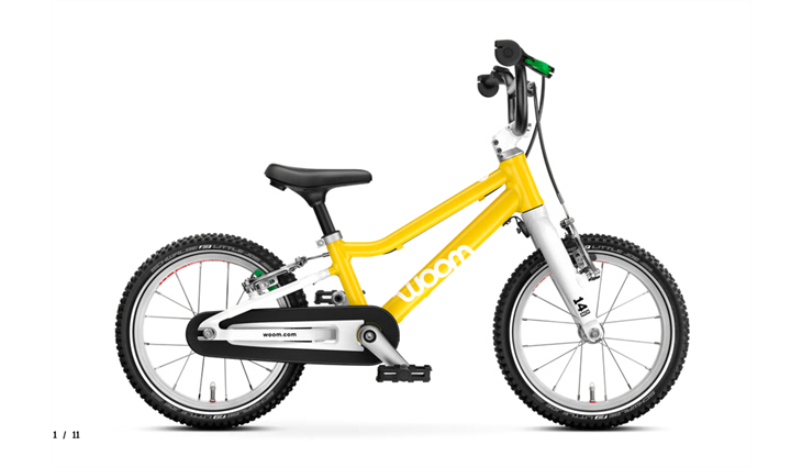 Woom GO 2, vibrant yellow