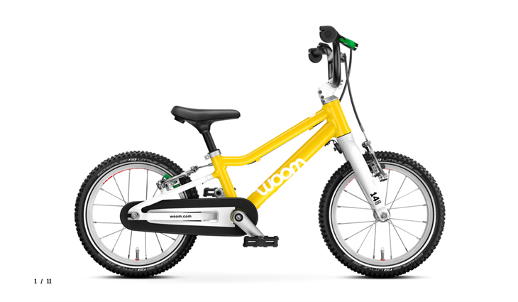 Woom GO 2, vibrant yellow