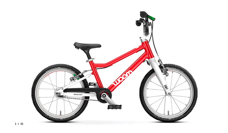 Woom GO 3 Automagic, woom red