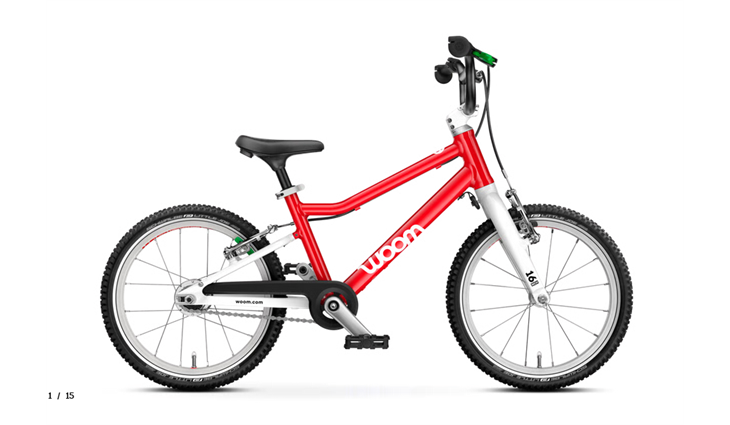 Woom GO 3 Automagic, woom red