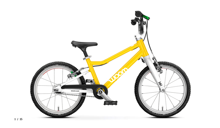 Woom GO 3 Automagic, vibrant yellow