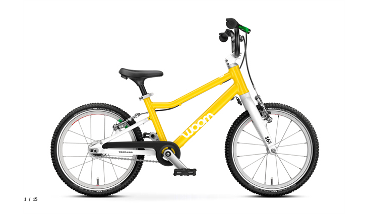 Woom GO 3 Automagic, vibrant yellow