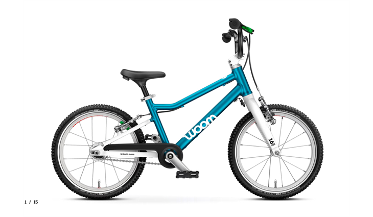 Woom GO 3 Automagic, metallic blue