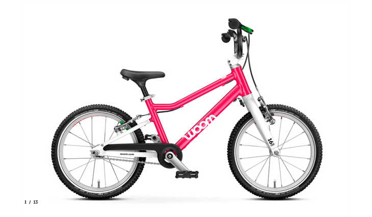 Woom GO 3, hot pink