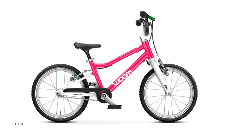 Woom GO 3, hot pink