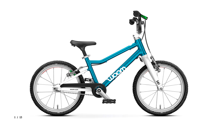 Woom GO 3, metallic blue