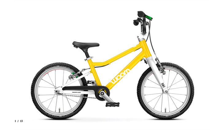 Woom GO 3, vibrant yellow