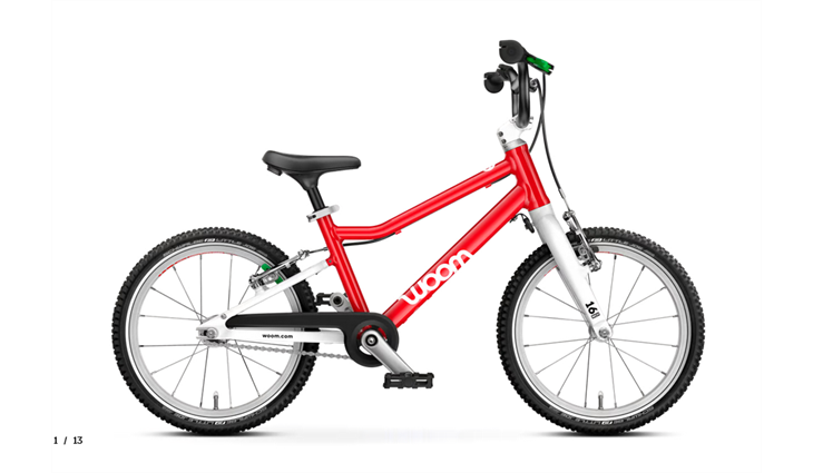 Woom GO 3, woom red