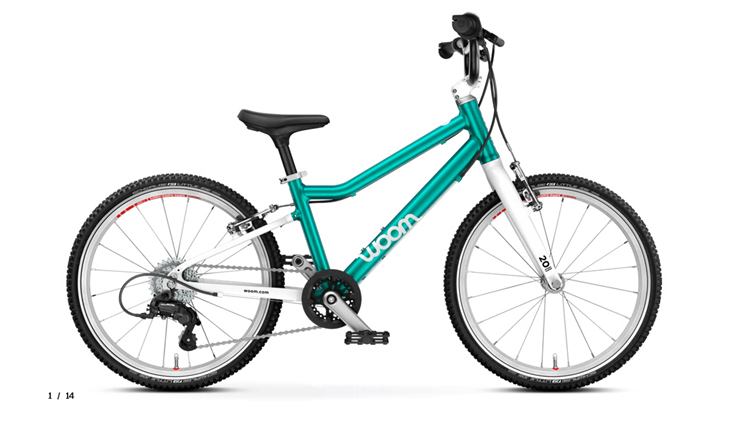 Woom GO 4, metallic turquoise
