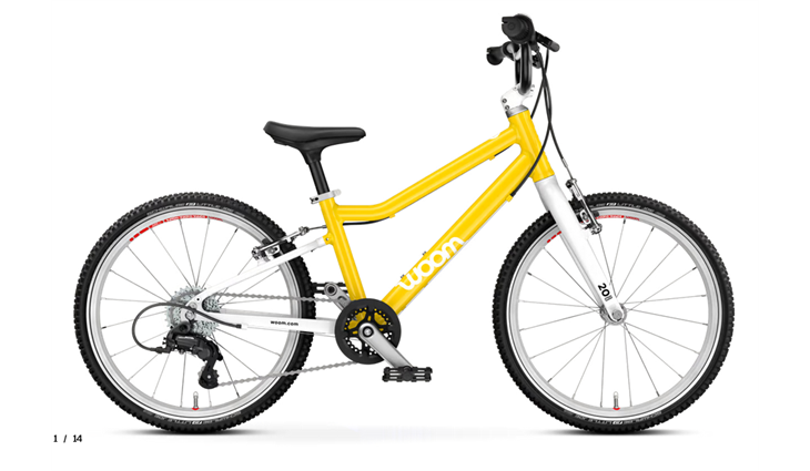 Woom GO 4, vibrant yellow
