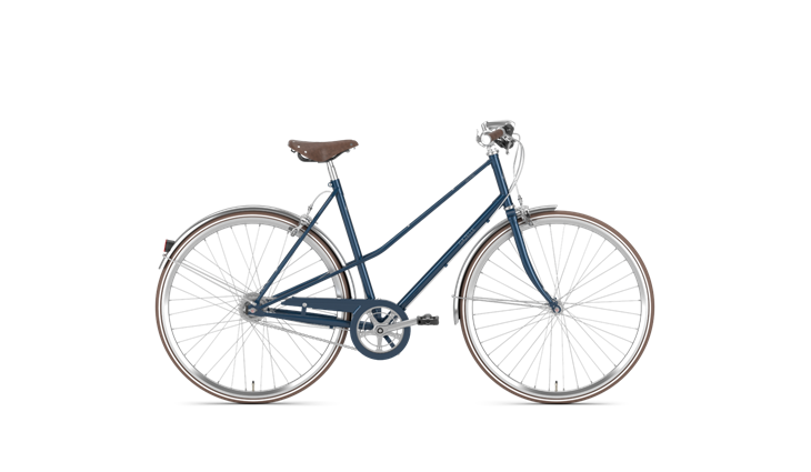 Gazelle VAN STAEL Mixed Ink Blue 59 cm