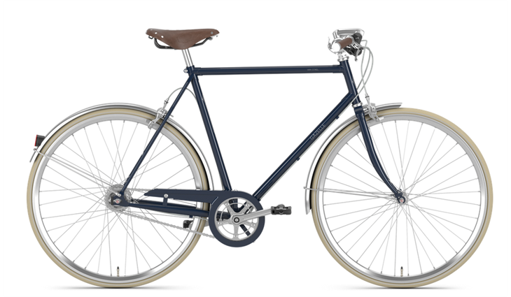 Gazelle VAN STAEL Herren, navy blue glänzend, 64 cm