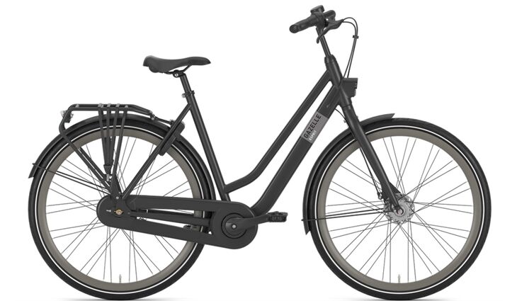 Gazelle ESPRIT Low Step, black matt, 49 cm