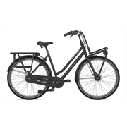 Gazelle HEAVYDUTY Low Step, black matt, 54 cm