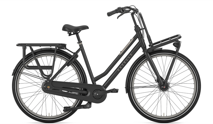 Gazelle HEAVYDUTY Low Step, black matt, 59 cm