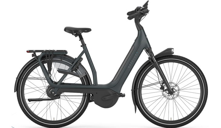 Gazelle AVIGNON C380 600 Wh Low Step, teal grey matt, 53cm