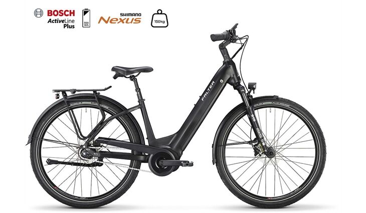 FALTER E 9.0i FL 500 Wave, descent black, 55 cm