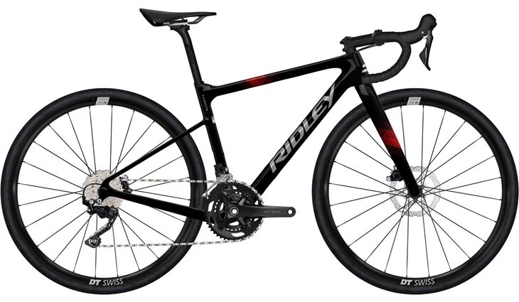 Ridley Yungstr GRX400 2x10, Schwarz/Silber/Rot, XXXS