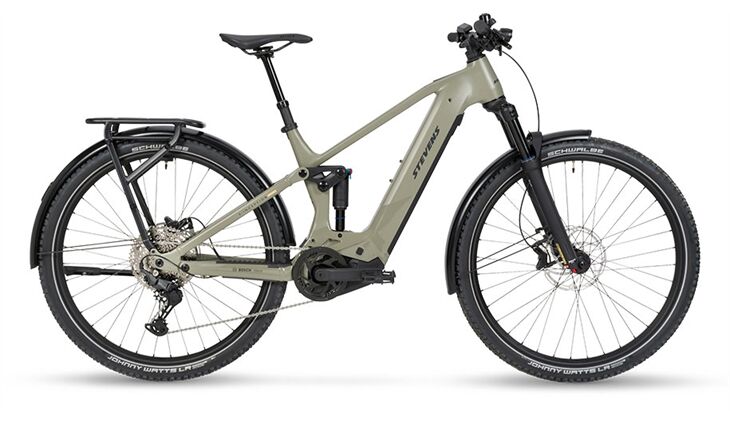 Stevens E-Inception TR 6.6.1 FEQ, Olive Grey, 16"