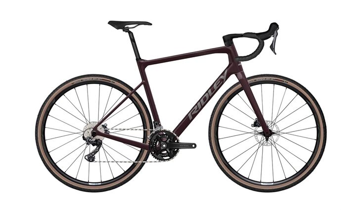 Ridley Grifn GRX600 2x12, Dark Plum Metallic/Grey, L