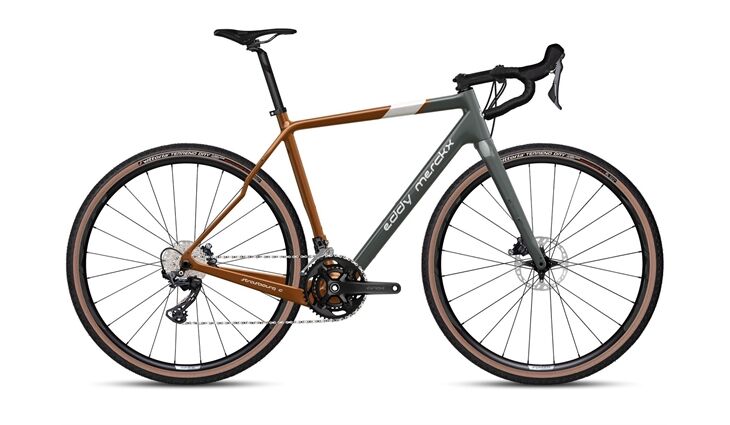 Eddy Merckx Strassbourg C GRX800, Dove Grey/Molteni Brown, M