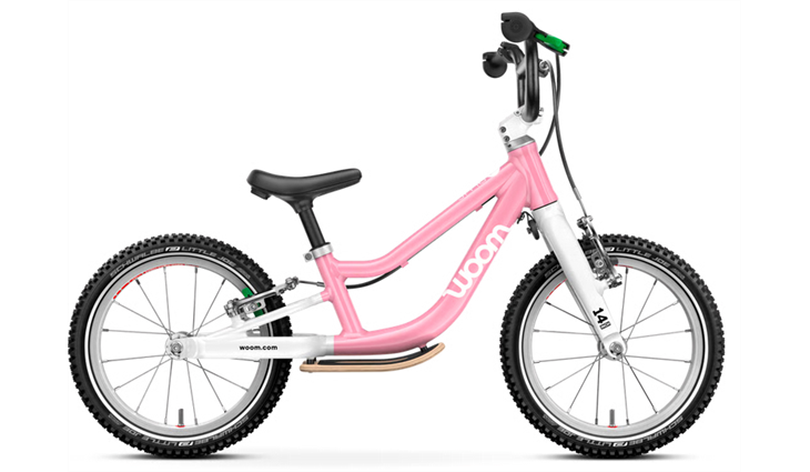 Woom GO 1 Plus, powder pink