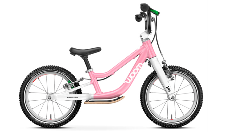 Woom GO 1 Plus, powder pink